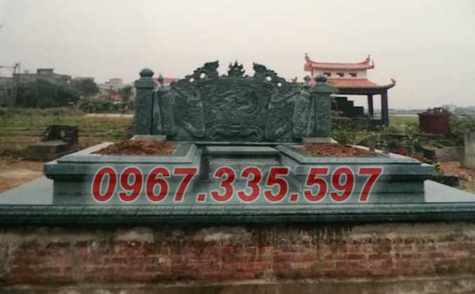 Mẫu mộ đôi bằng đá tự nhiên nguyên khối bán ở tây ninh