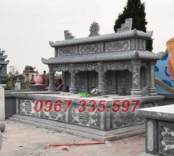 Mẫu mộ đôi bằng đá tự nhiên nguyên khối bán ở tây ninh