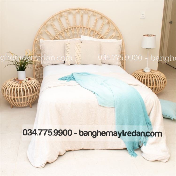 Giường mây nhẹ nhàng, tinh tế và sang trọng