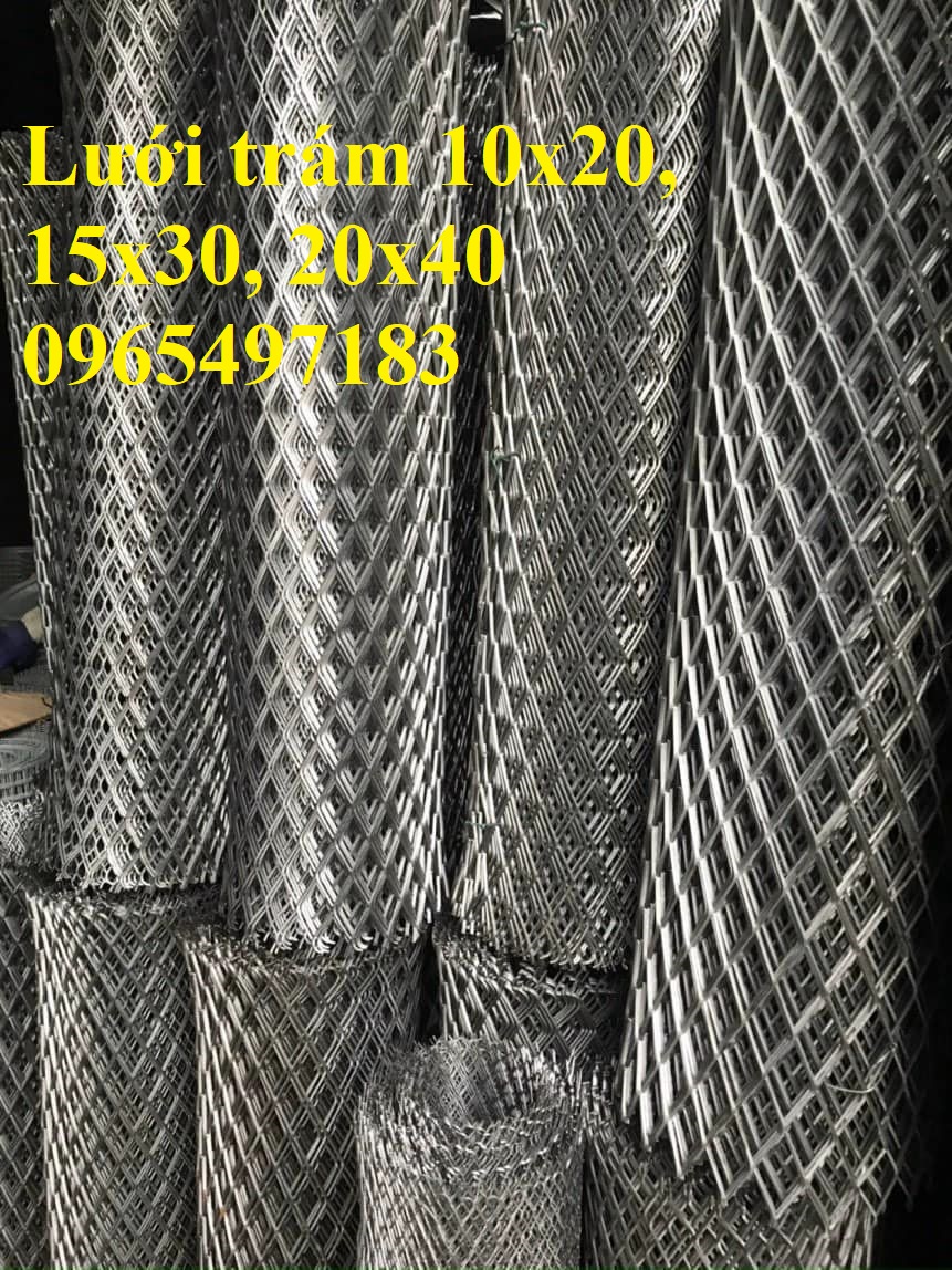 lưới trám 10x20, lưới trám 15x30, lưới trám 20x40 dày 1.1mm có sẵn