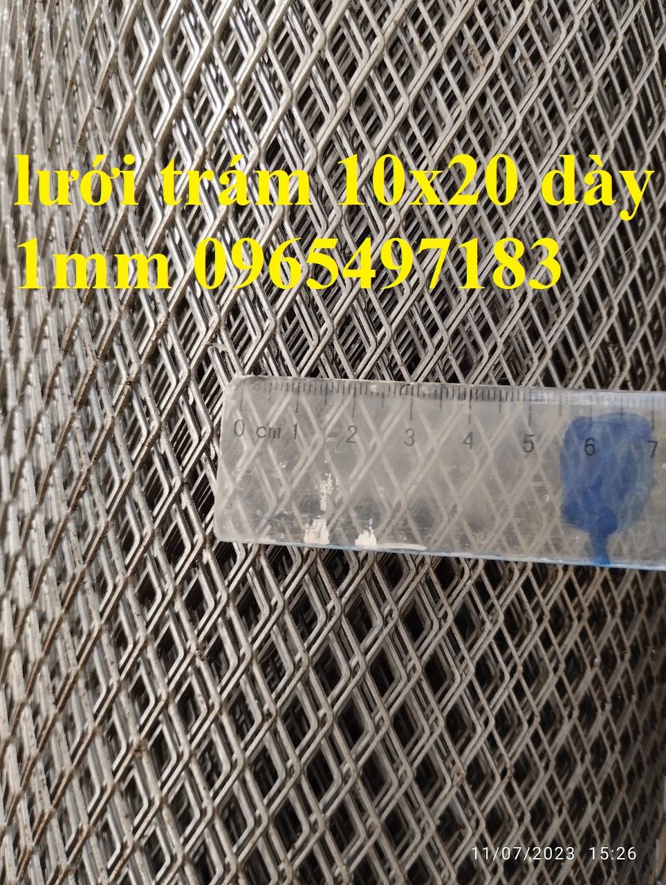 lưới trám 10x20, lưới trám 15x30, lưới trám 20x40 dày 1.1mm có sẵn