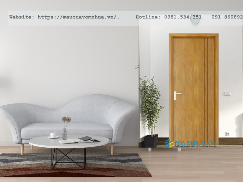 Giá cửa gỗ phòng ngủ MDF  veneer tại quận 7