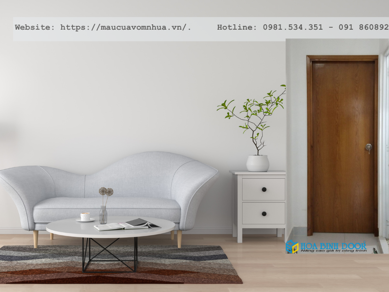 Giá cửa gỗ phòng ngủ MDF  veneer tại quận 7