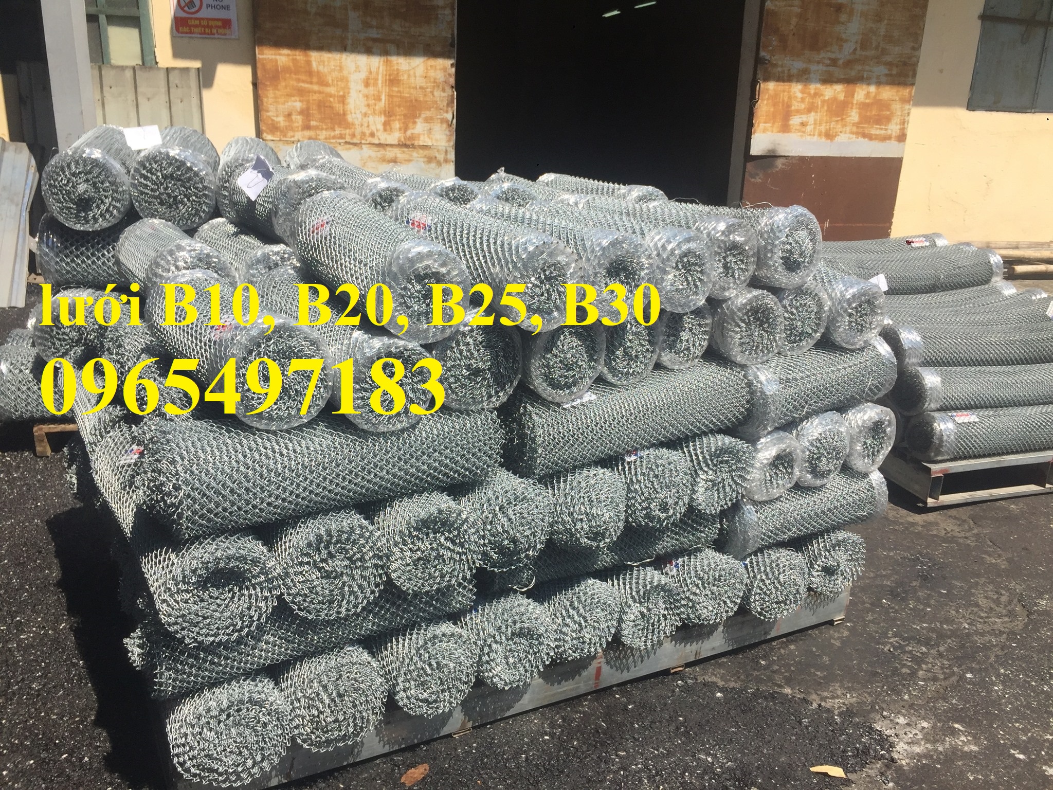 Lưới B20 mạ kẽm, Lưới B20 bọc nhựa có sẵn tại Hà Nội
