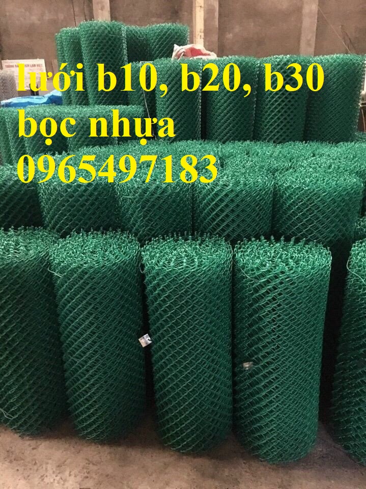 Lưới B20 mạ kẽm, Lưới B20 bọc nhựa có sẵn tại Hà Nội