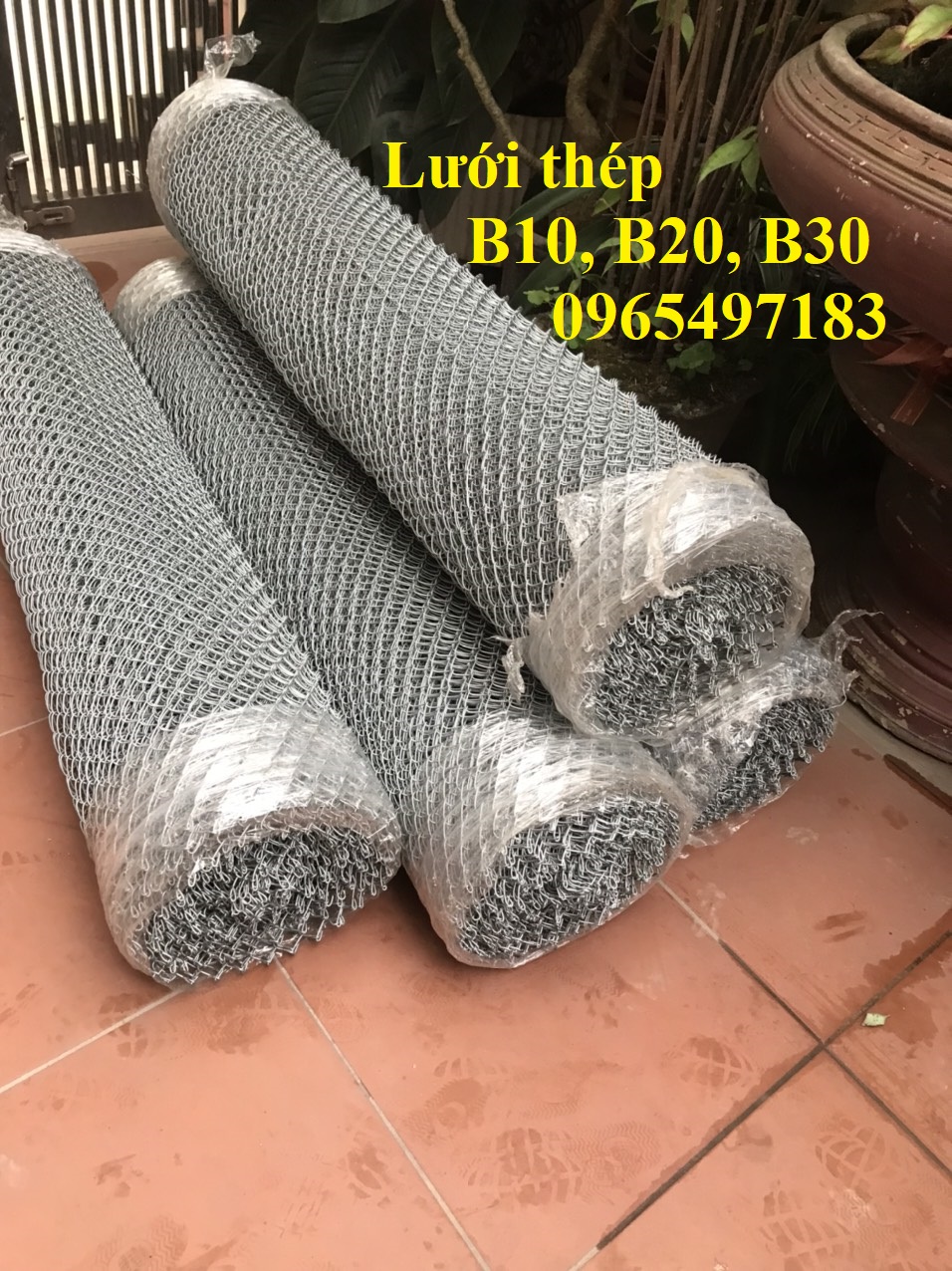 Lưới B20 mạ kẽm, Lưới B20 bọc nhựa có sẵn tại Hà Nội