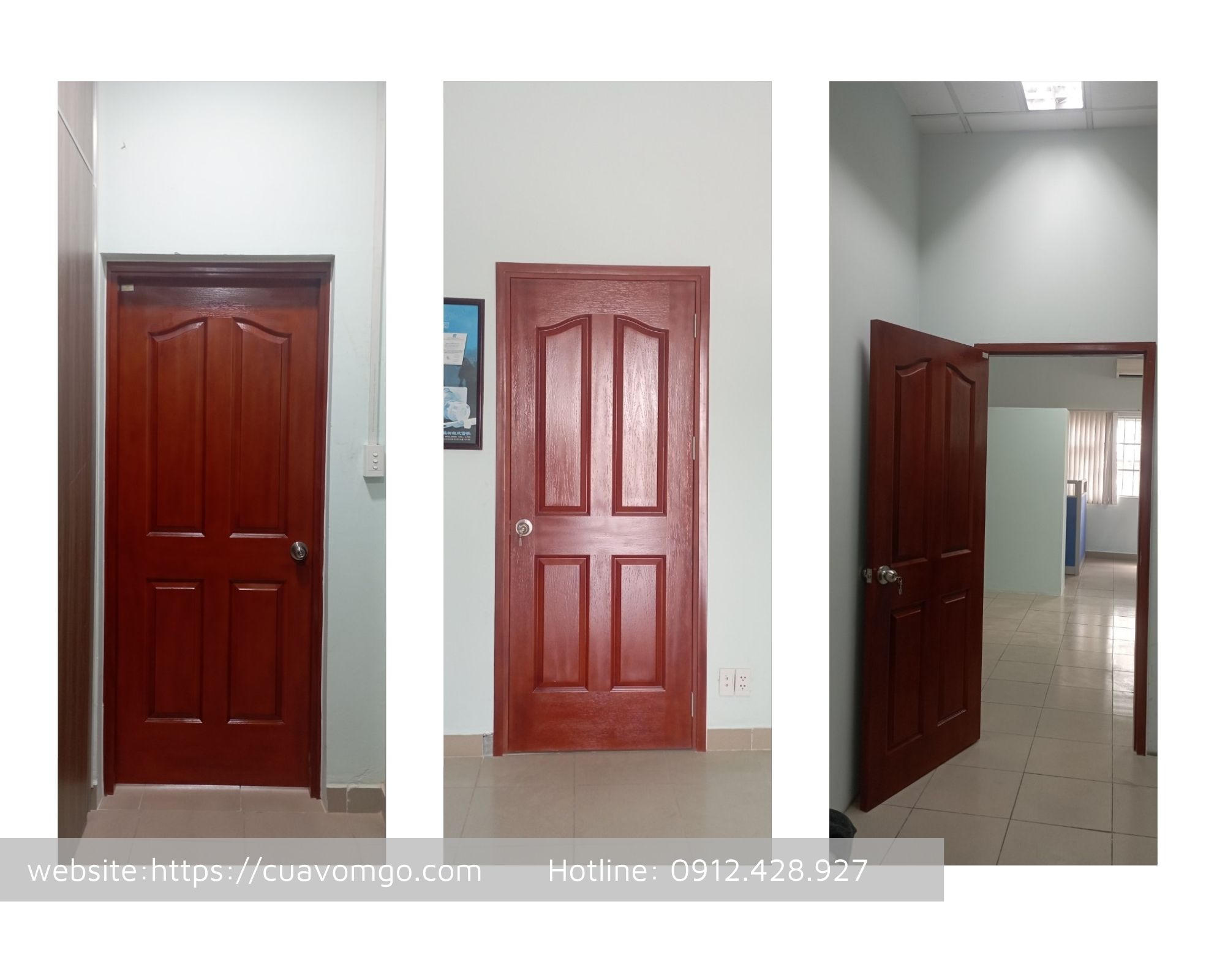 Cửa gỗ HDF tại Bình Thạnh  Cửa gỗ công nghiệp