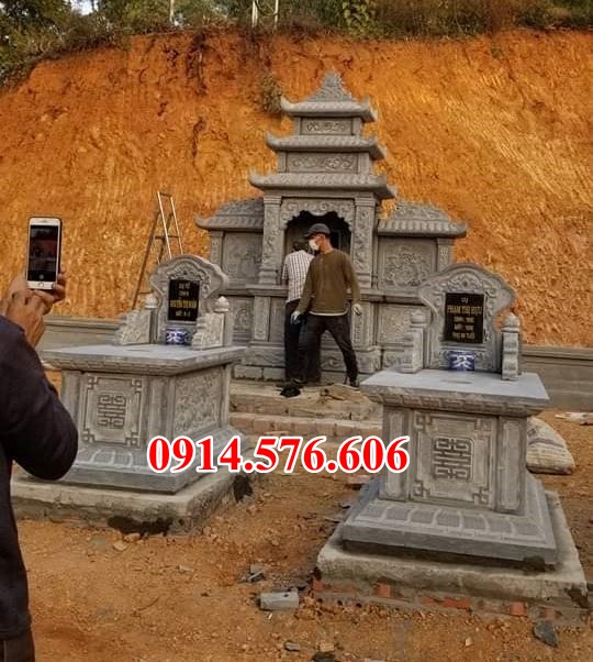 mẫu mộ đá ba mái bá bà rịa vũng tàu, mồ mả đá tro cốt
