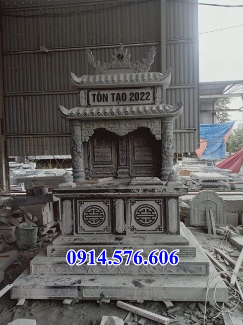 mẫu mộ đá ba mái bá bà rịa vũng tàu, mồ mả đá tro cốt