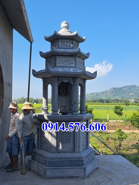 mẫu mộ đá ba mái bá bà rịa vũng tàu, mồ mả đá tro cốt
