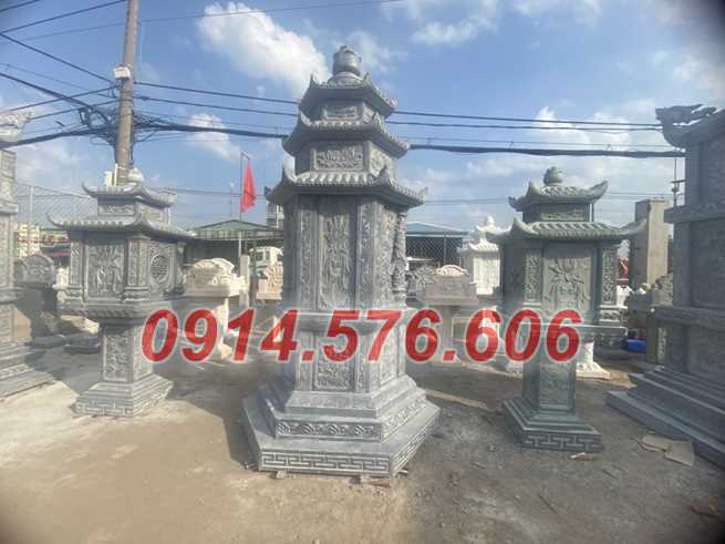 09 lăng mộ đá ba mái bán vĩnh long, nhà mồ đá xanh, trắng, vàng