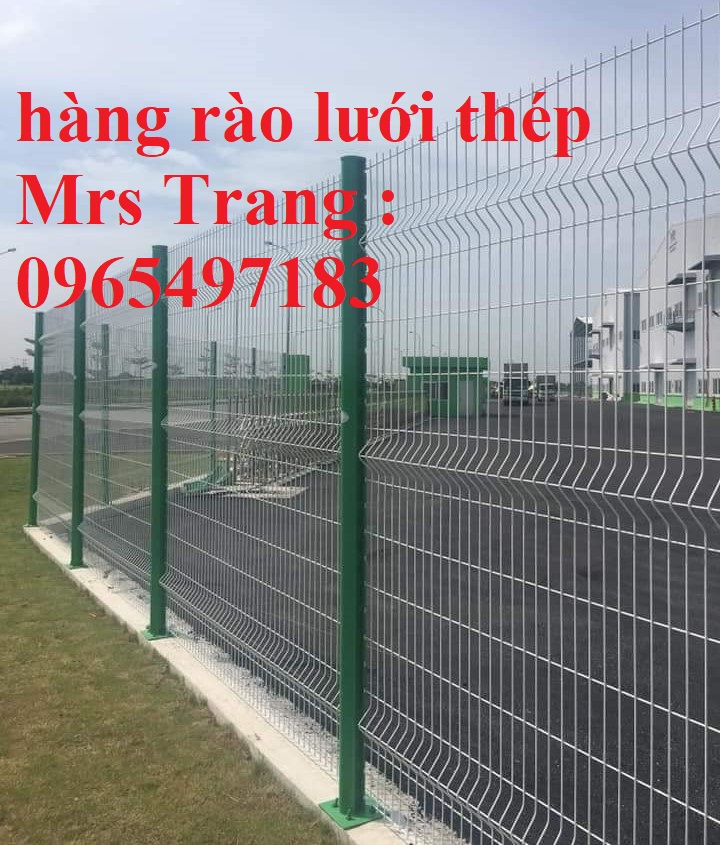 Lưới hàng rào chấn sóng trên thân sản xuất theo kích thước yêu cầu