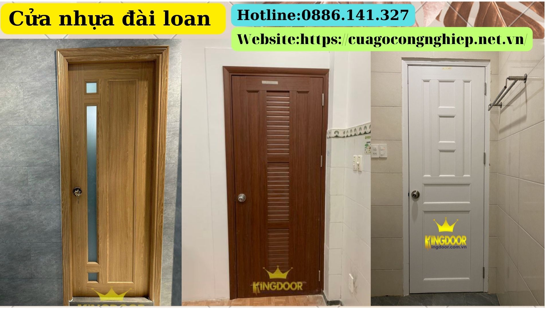 Cửa nhựa đài loan tại Tây Ninh - Cửa nhựa nhà vệ sinh