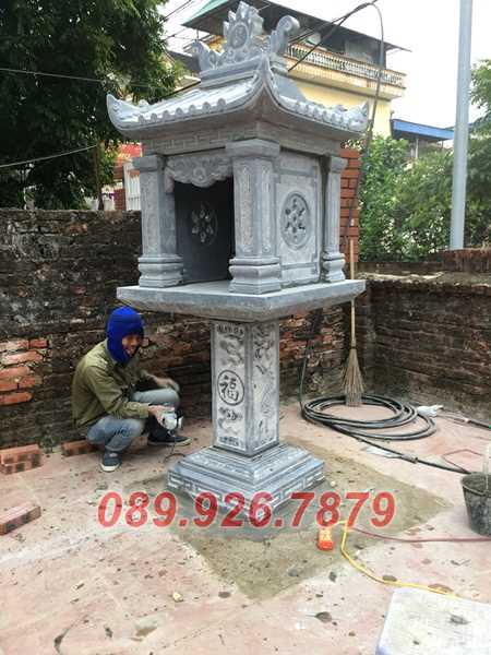Mẫu miếu thờ bằng đá để tro cốt - 123 mẫu am thờ thần linh