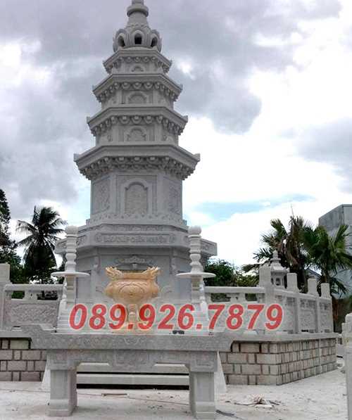 Mộ tháp đá - mẫu mộ tháp đá đẹp bán Bình Thuận, sư thầy, để tro cốt