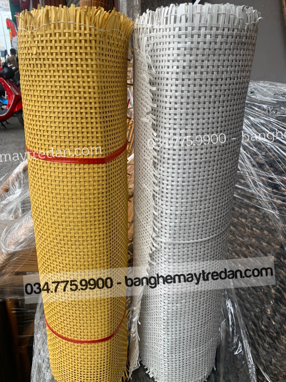Tấm lưới nhựa đan caro dây trơn loại đẹp