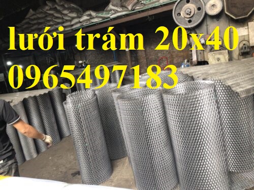 lưới mắt cáo 20x40, lưới hình thoi 20x40, lưới trám 20x40 dày 2mm