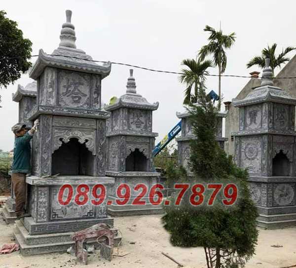 Mẫu mộ tháp bằng đá đép bán Hồ Chí Minh - mộ tháp sư thầy - 7879