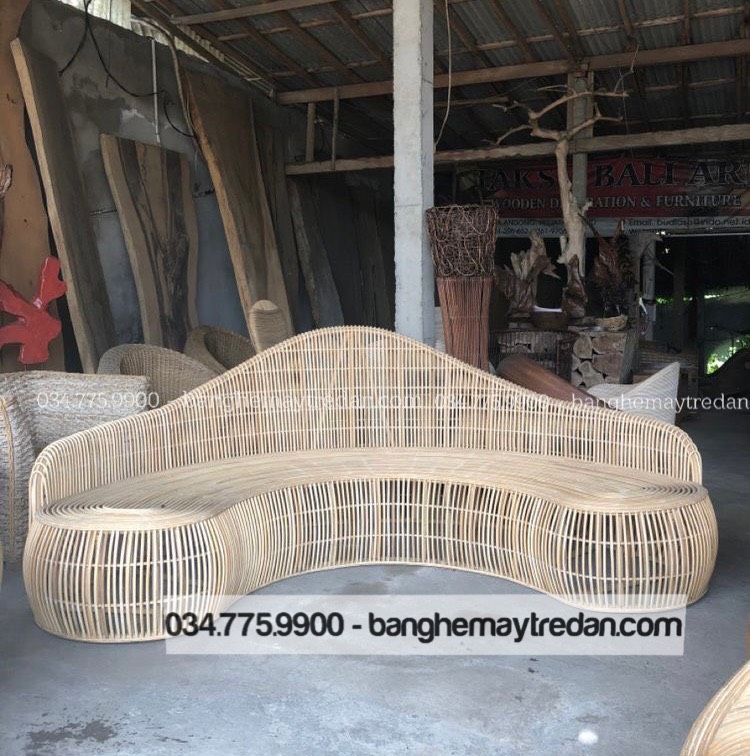 Xưởng đan sofa, salon mây đặt theo yêu cầu