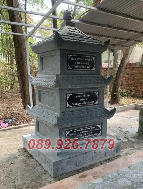 Mộ tháp đá - mẫu mộ tháp bằng đá bán Tiền Giang- mẫu mộ tháp sư thầy