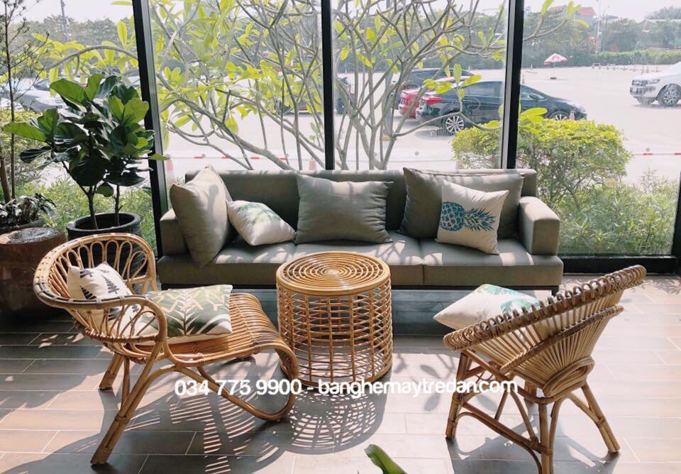 Ghế mây đơn hiện đại, kê được trong nhiều không gian