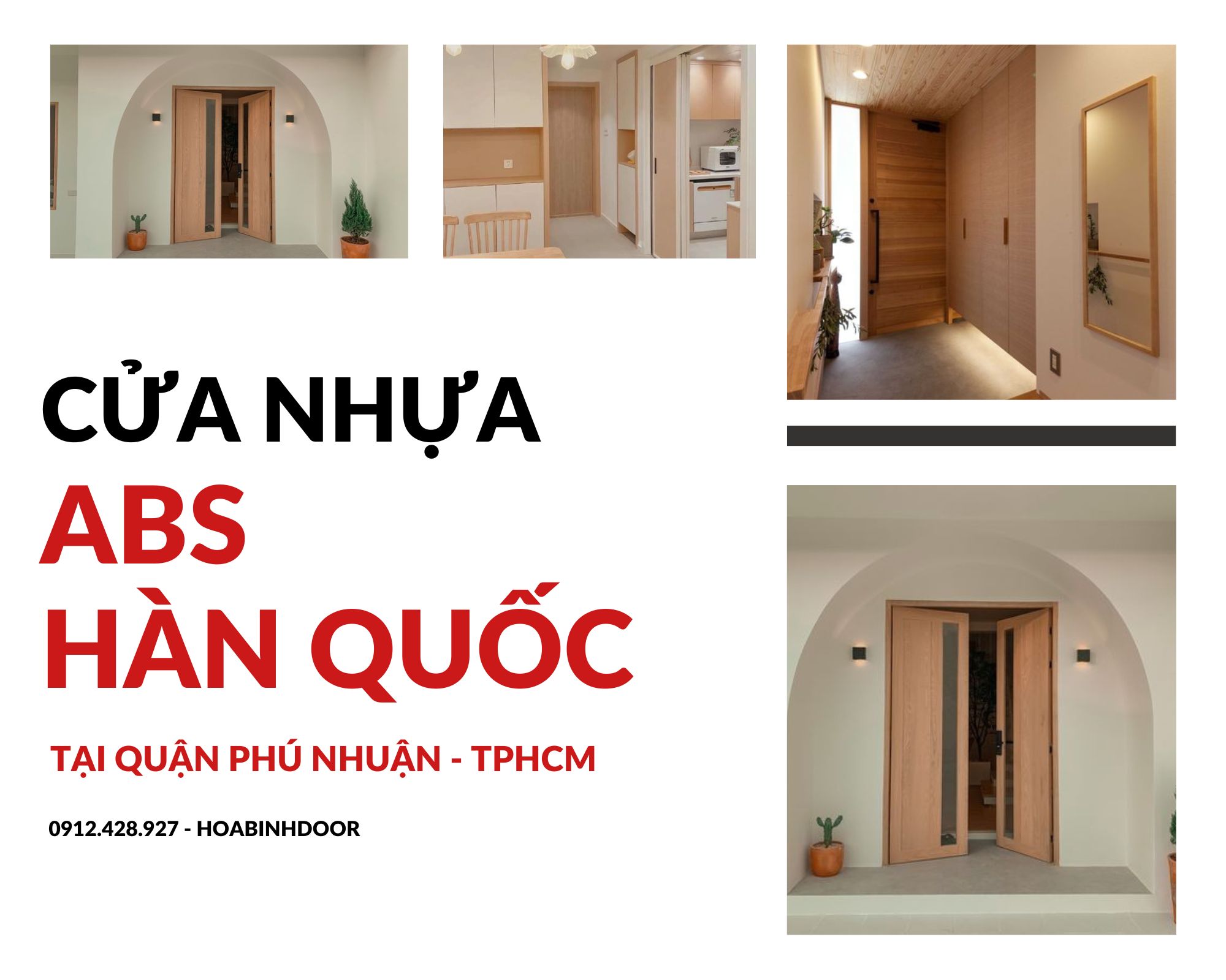 Cửa nhựa ABS Hàn Quốc tại Phú Nhuận  Cửa nhựa Hàn Quốc KOS
