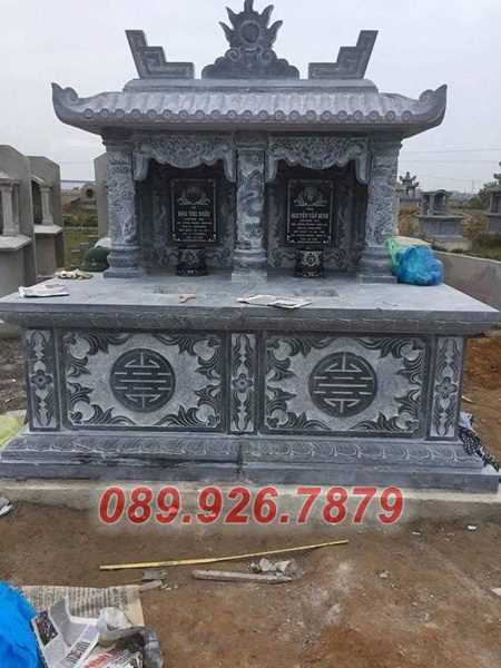 Mộ đá - Mẫu mộ đá đôi đơn giản đẹp tại Sóc Trăng