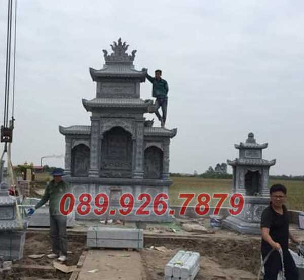 Mẫu mộ đá đôi đẹp bán Trà Vinh - mẫu mộ đá đơn giản - Địa chỉ bán mộ