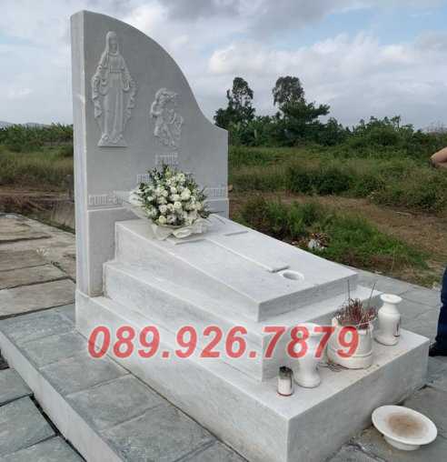 Mộ đá đôi - mẫu mộ đá đẹp bán Đồng Nai- Mộ chôn tro cốt