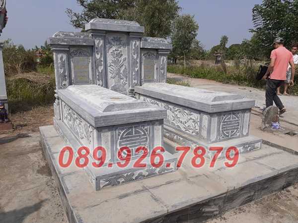 Mẫu mộ đá đôi đẹp bán Tây Ninh - Giá bán mộ đá đôi, lăng mộ, tháp mộ