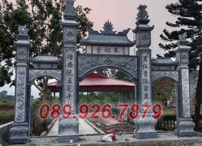 9+ mẫu cổng đá đẹp tại Ninh Thuận - Cổng chùa miếu làng lăng mộ