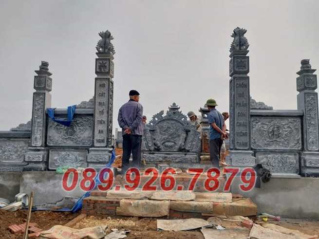 16 mẫu cổng đá xanh đẹp,  khu lăng mộ, nghĩa trang, nhà thờ, đá trắng