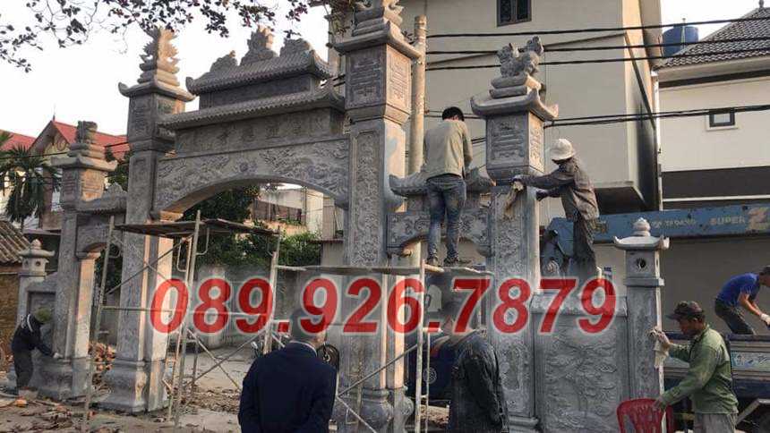 Top 10 mẫu cổng đá đẹp nhất bán Đồng Nai - Cổng đá nhà thờ, từ đường