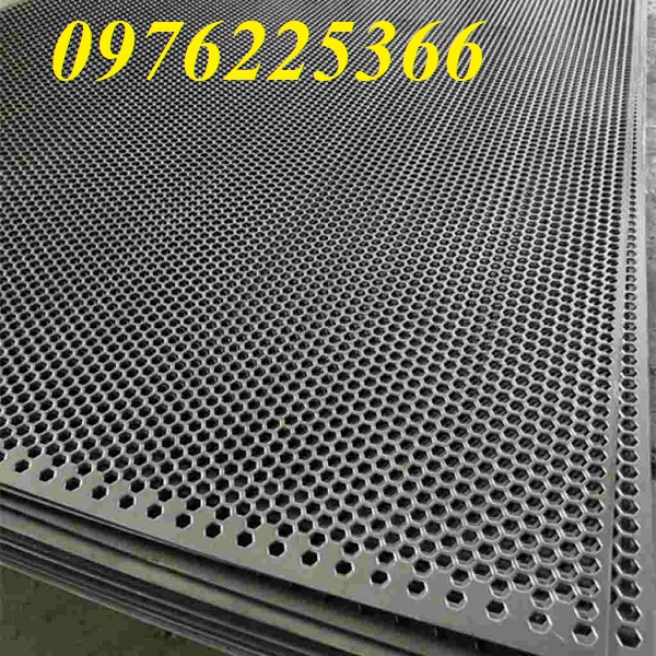 Tấm inox đột lỗ theo yêu cầu  - Tôn mạ kẽm đột lỗ