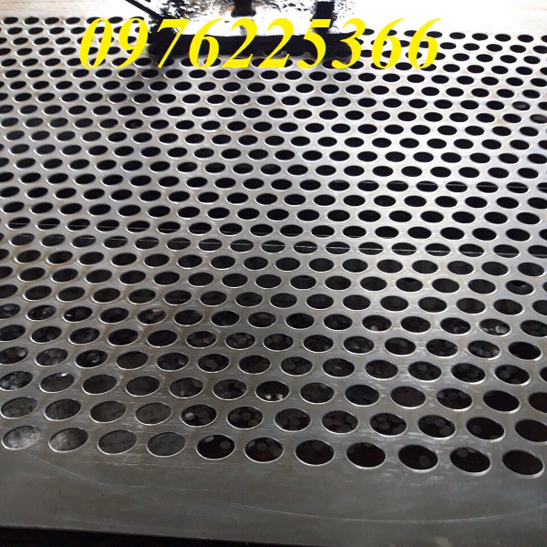 Tấm inox đột lỗ theo yêu cầu  - Tôn mạ kẽm đột lỗ