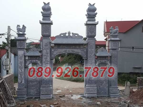 Cổng đá - Mẫu cổng đá đẹp bán Tiền Giang, hoa văn đơn giản, giá rẻ