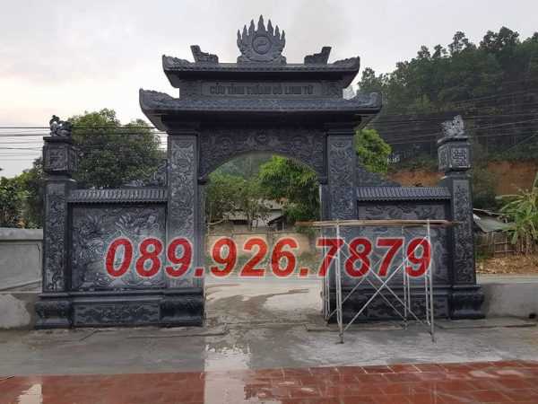 Cổng đá - Mẫu cổng đá đẹp bán Tiền Giang, hoa văn đơn giản, giá rẻ