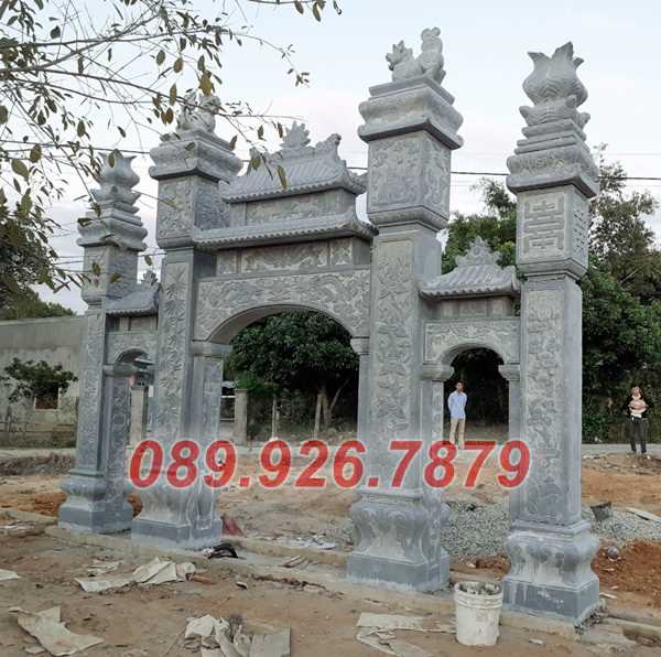 Cổng đá - 13 Mẫu cổng đá đẹp bán Long An- cổng đá  phong thủy tài lộc
