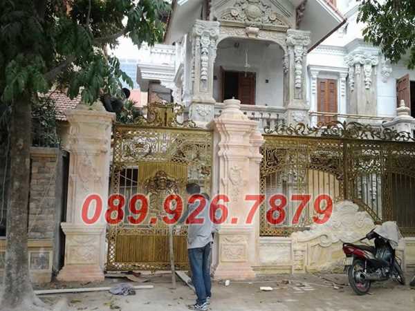 Cổng đá - 13 Mẫu cổng đá đẹp bán Long An- cổng đá  phong thủy tài lộc