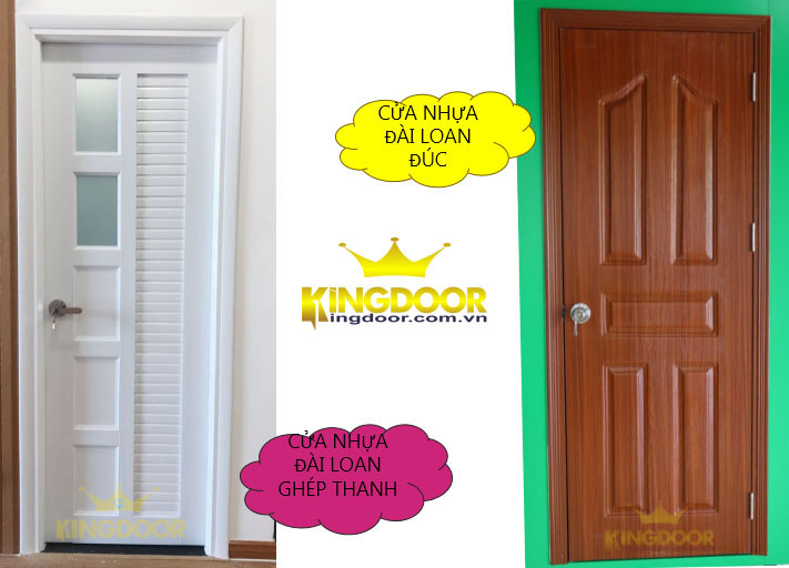 Cửa Nhựa Đài Loan tại Cà Mau - Cửa nhựa giả gỗ giá rẻ