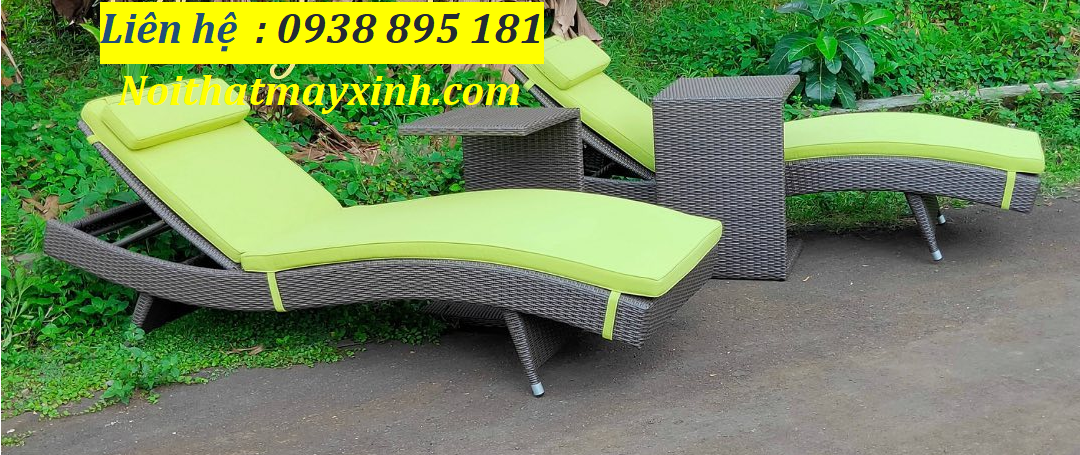 Xưởng sản xuất ghế hồ bơi mây nhựa giá rẻ