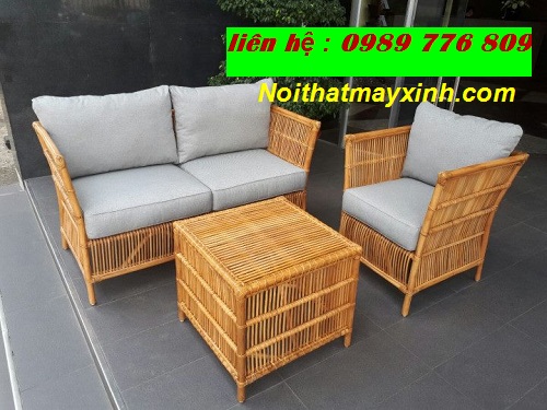Sofa mây tự nhiên mây tre đan tại hồ chí minh