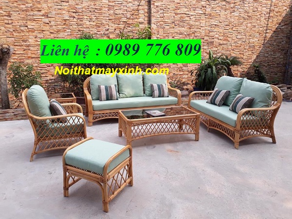 Sofa mây tự nhiên mây tre đan tại hồ chí minh