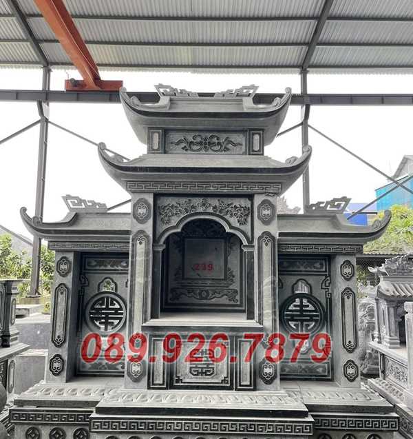 Mộ đá cao cấp - Mẫu mộ đá đẹp bán Vũng Tàu, mộ đôi ông bà cha mẹ để tr