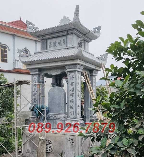 Mộ đá đẹp - Mẫu mộ bằng đá bán Cần Thơ - Mộ gia đình, đựng tro cốt