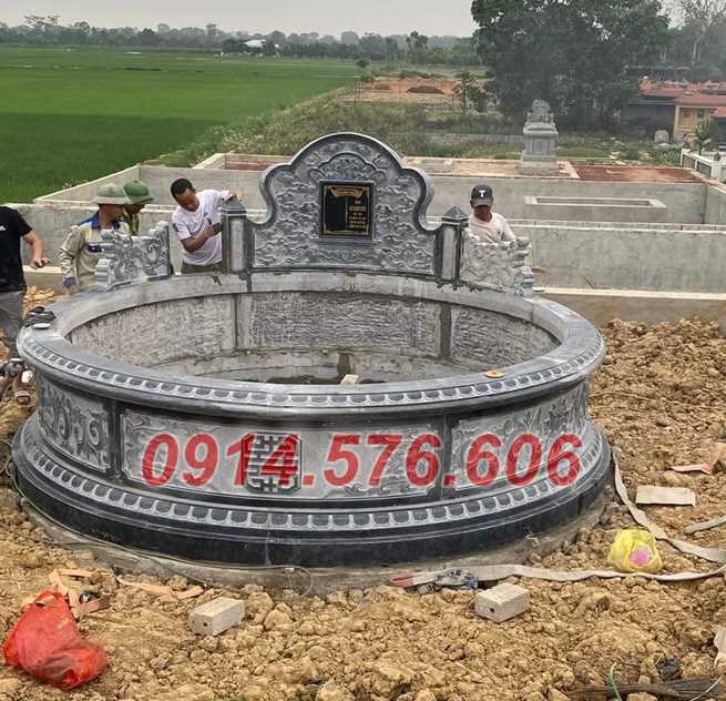 mẫu mộ đá tròn bán quảng bình, lăng mộ lục lăng bát giác