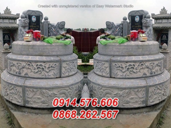 mẫu mộ đá tròn bán quảng bình, lăng mộ lục lăng bát giác