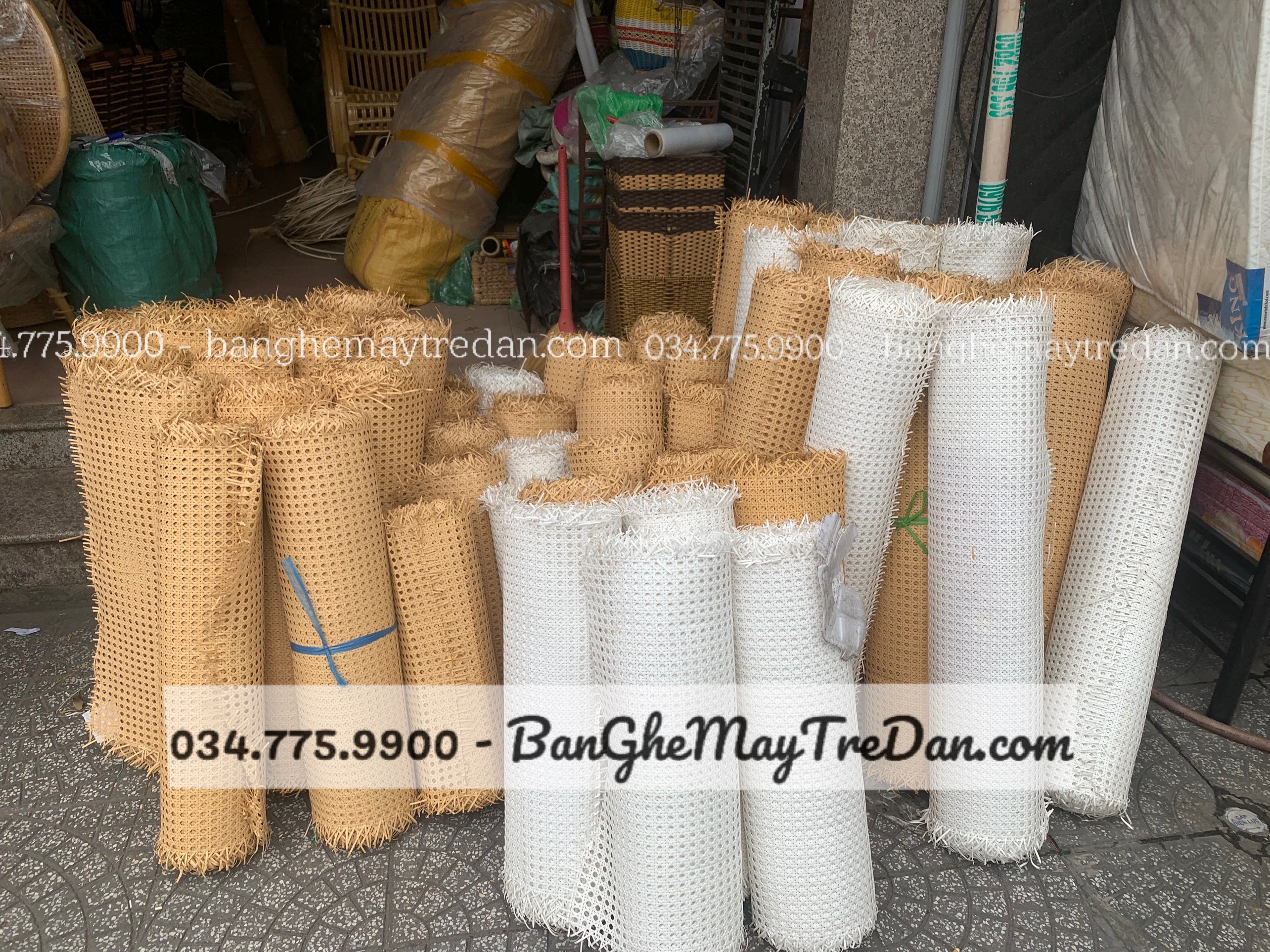 Lưới mắt cáo mây nhựa cho đơn vị thi công nội thất