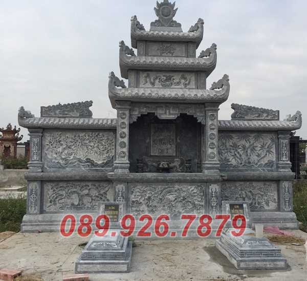 Lăng mộ đá - mẫu lăng mộ bằng đá đẹp bán Bạc Liêu - Khuôn viên lăng