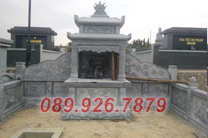 Lăng mộ đá - mẫu lăng mộ bằng đá đẹp bán Bạc Liêu - Khuôn viên lăng